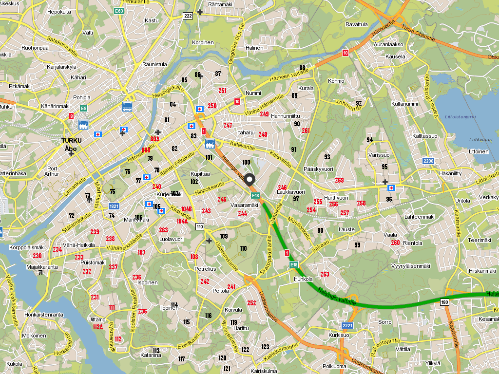 kuuvuori turku kartta Turku Turun Lintutieteellinen Yhdistys Ry kuuvuori turku kartta